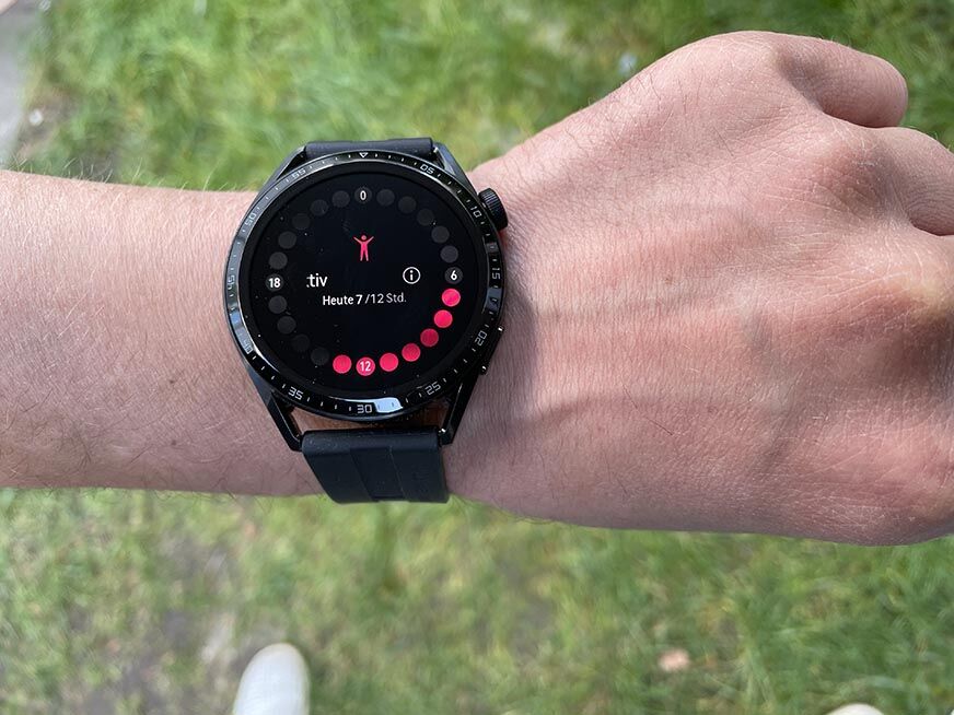 Вы можете видеть цель активности на Huawei Watch GT 3.